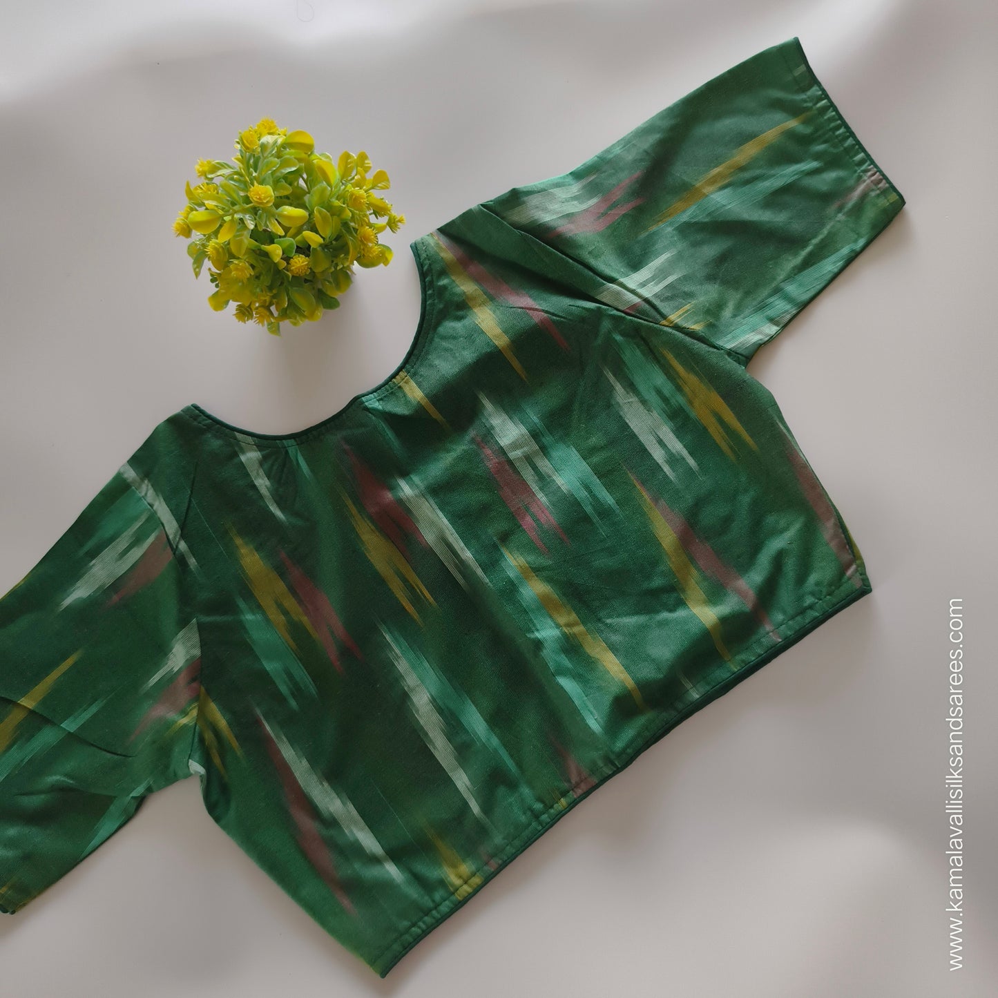 Green Colour Readymade Blouse