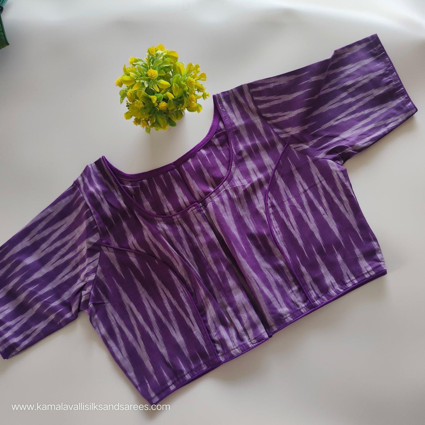 Violet Colour Readymade Blouse