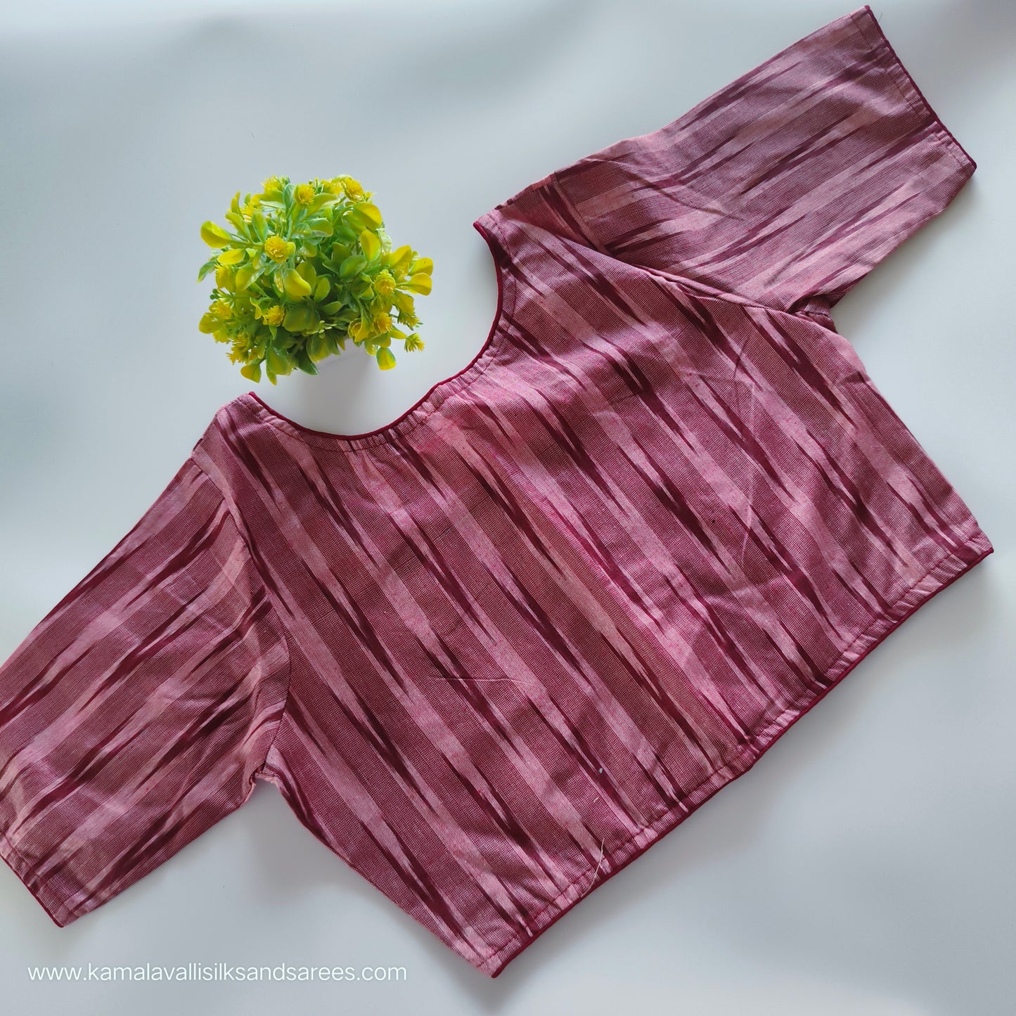 Onion Pink Colour Readymade Blouse