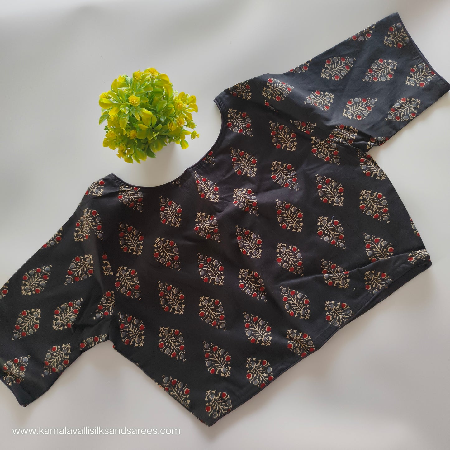 Black Colour Readymade Blouse