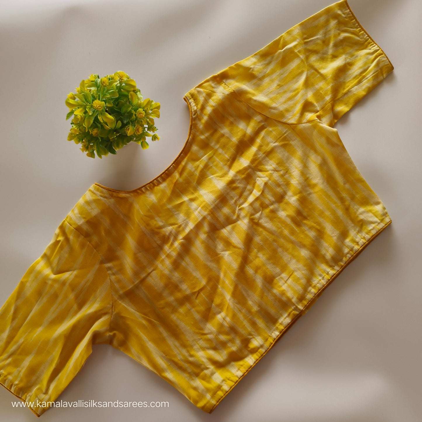 Yellow Colour Readymade Blouse