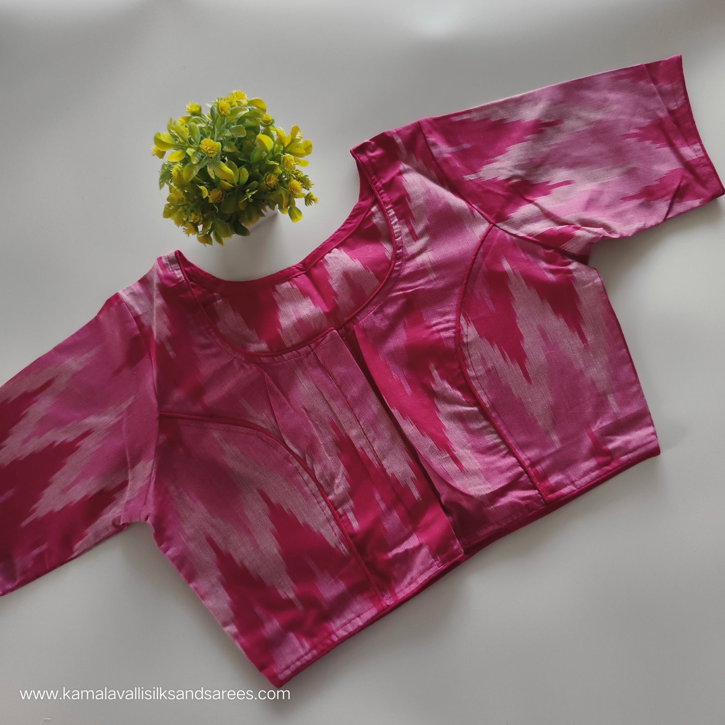 Rose Colour Readymade Blouse