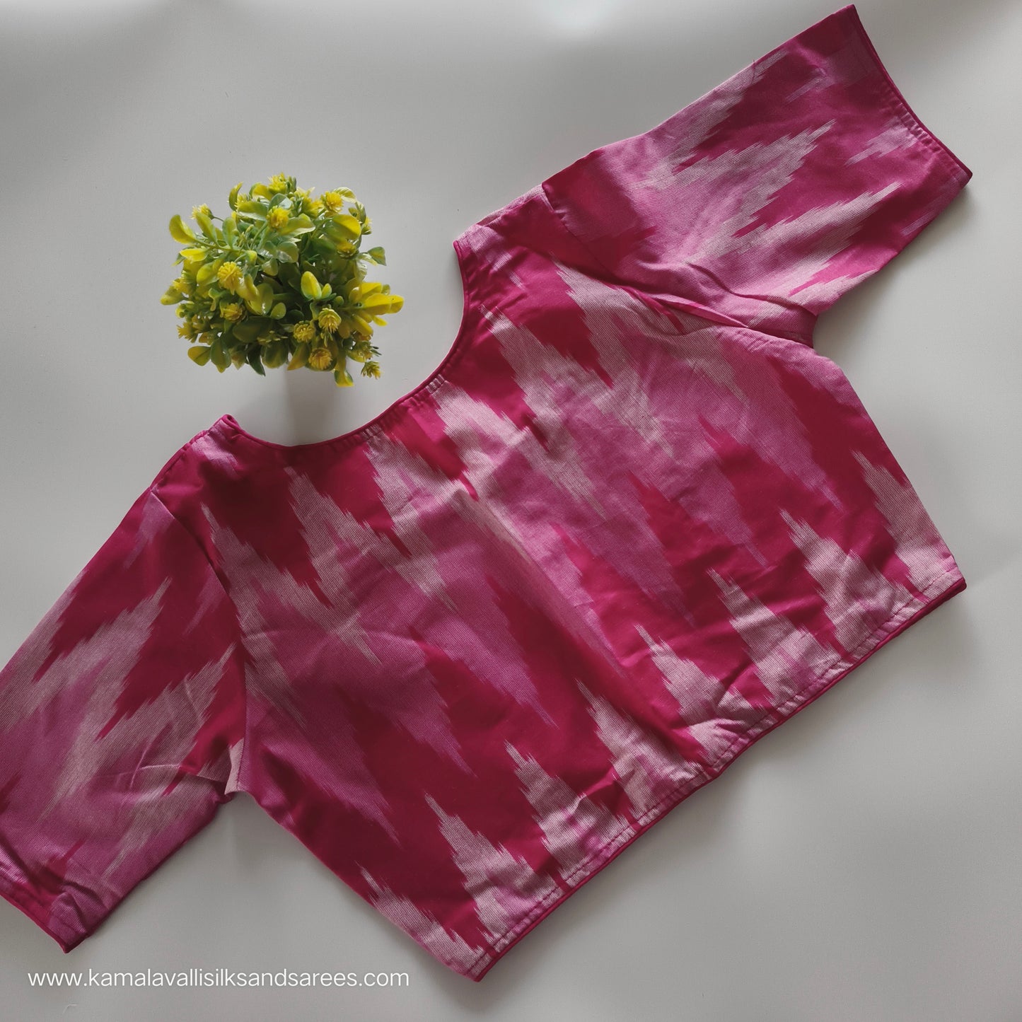 Rose Colour Readymade Blouse