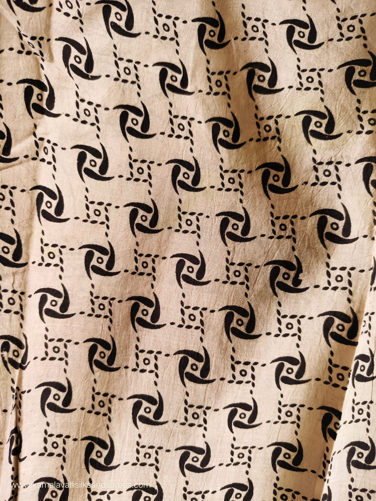 Kalamkari Cotton Saree Maroon Colour