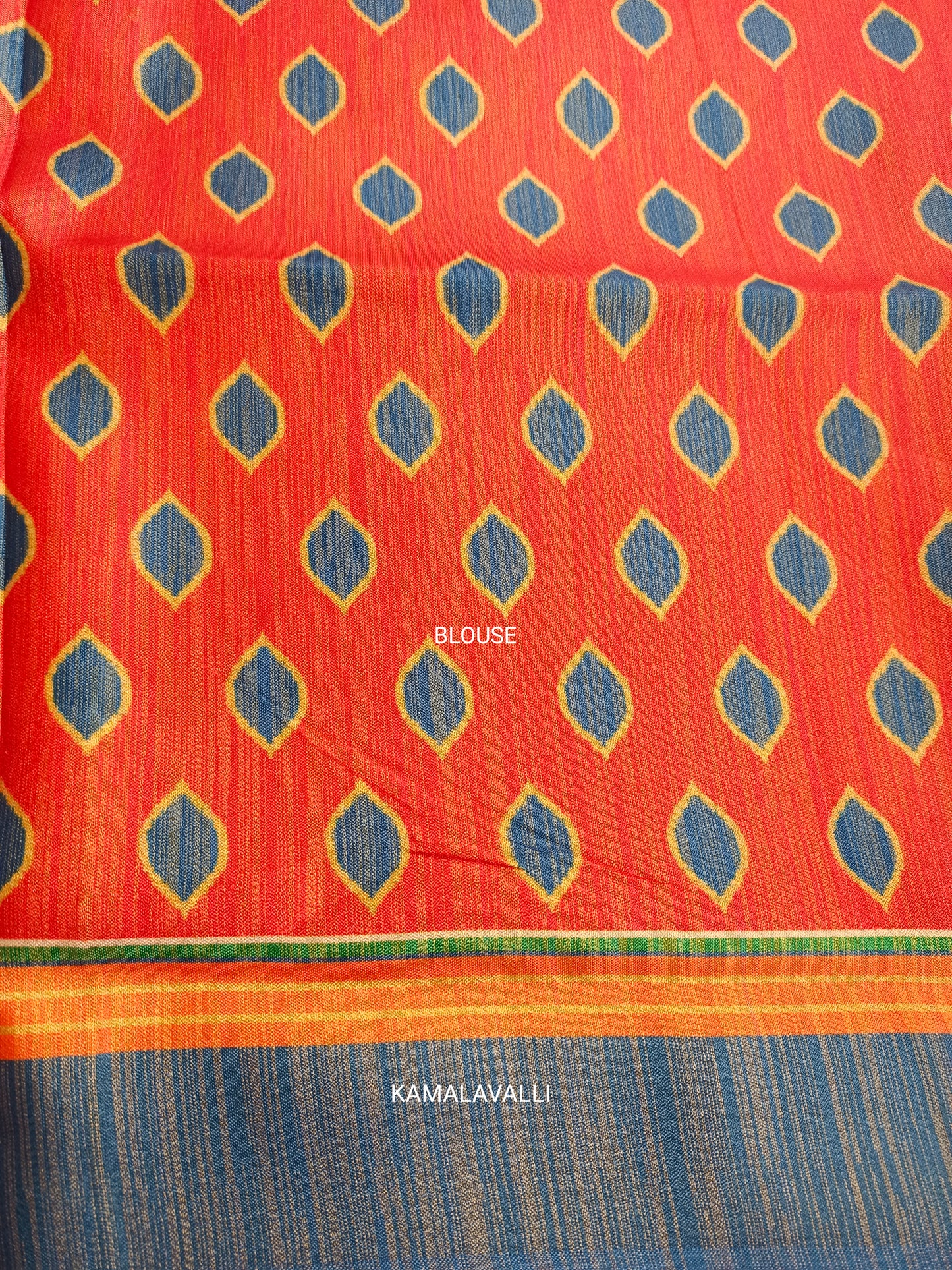 Linen Silk Saree Red Colour