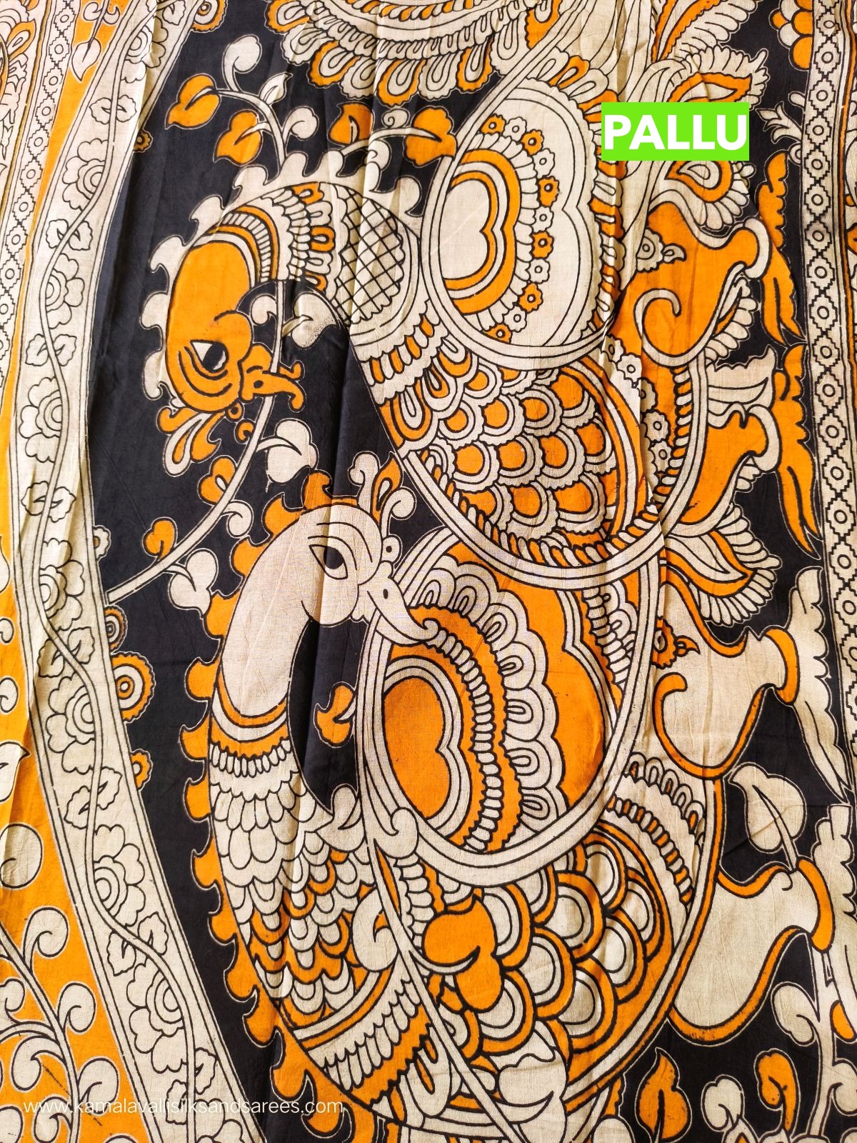 Kalamkari Cotton Saree Maroon Colour