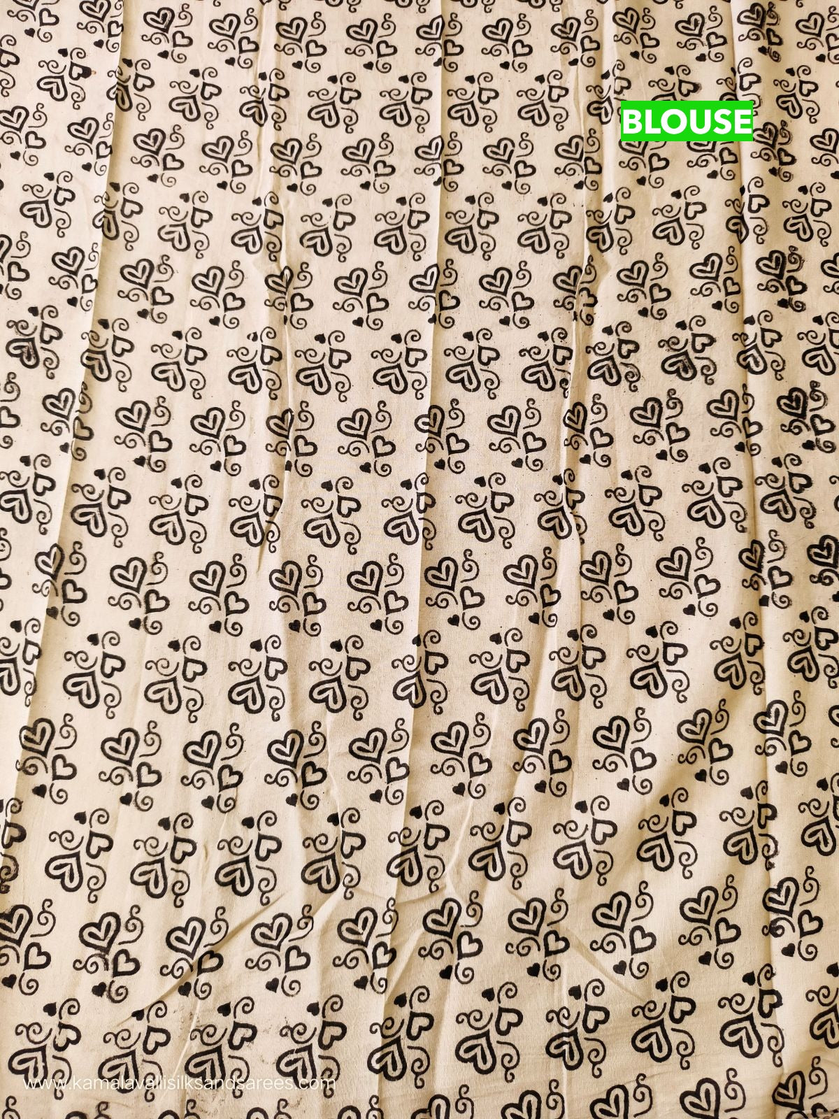 Kalamkari Cotton Saree Blue Colour