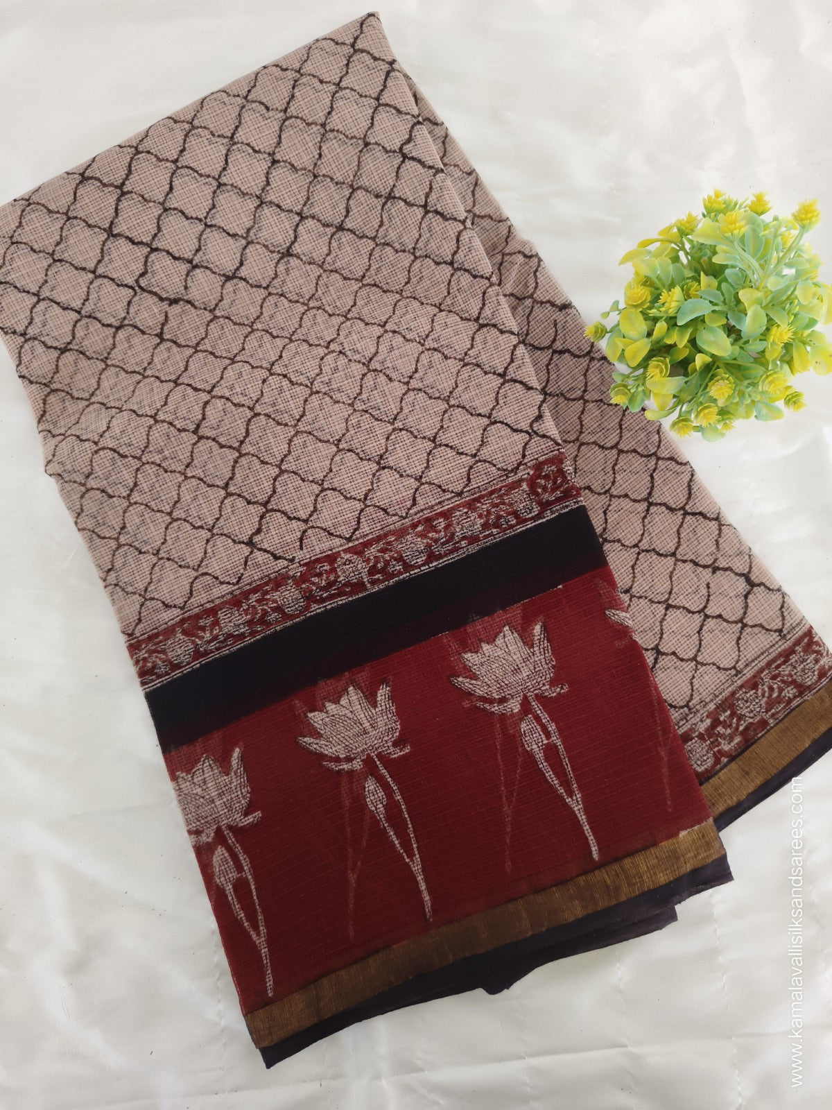 Kota Doria Cotton Saree