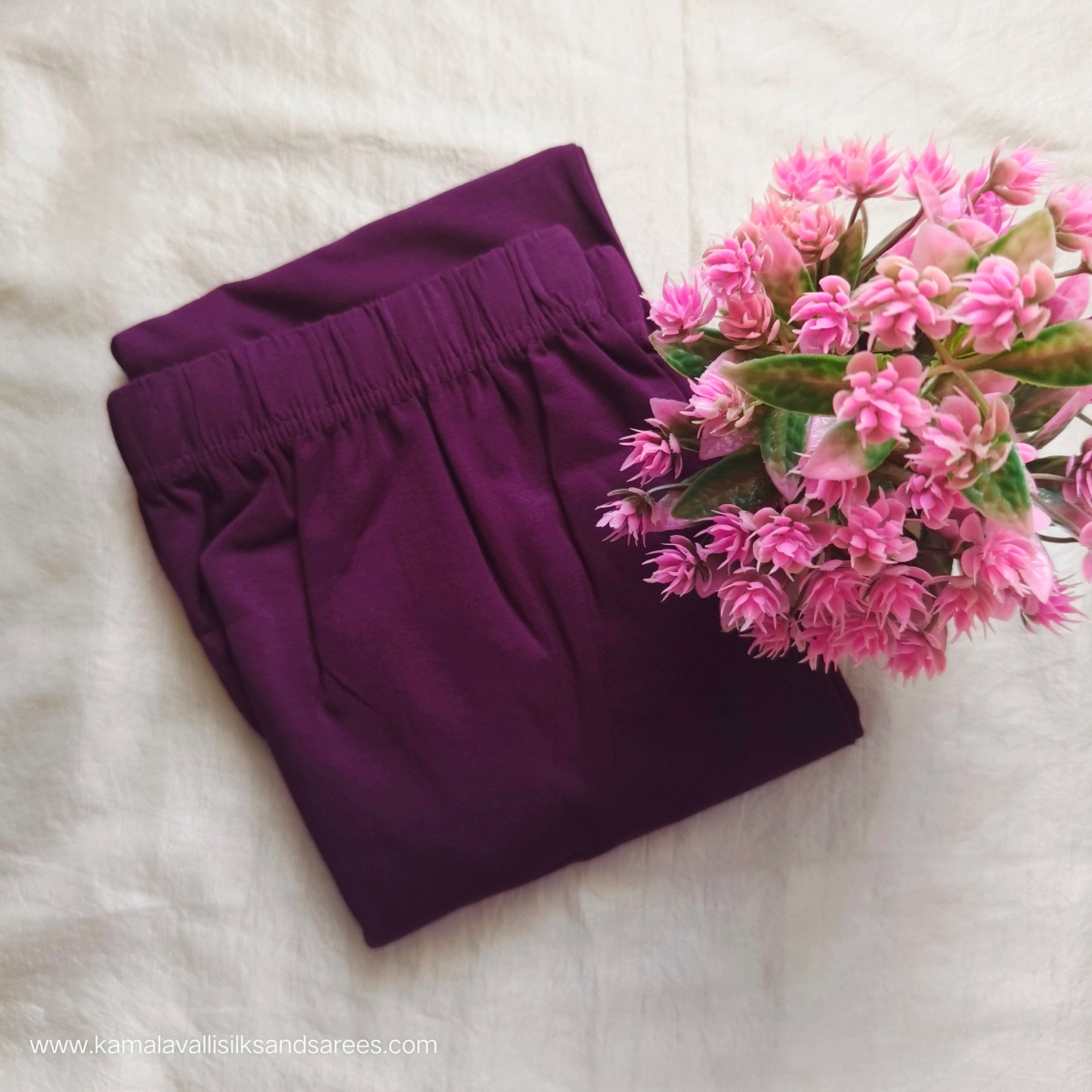 Ankle Fit Leggings Violet Colour