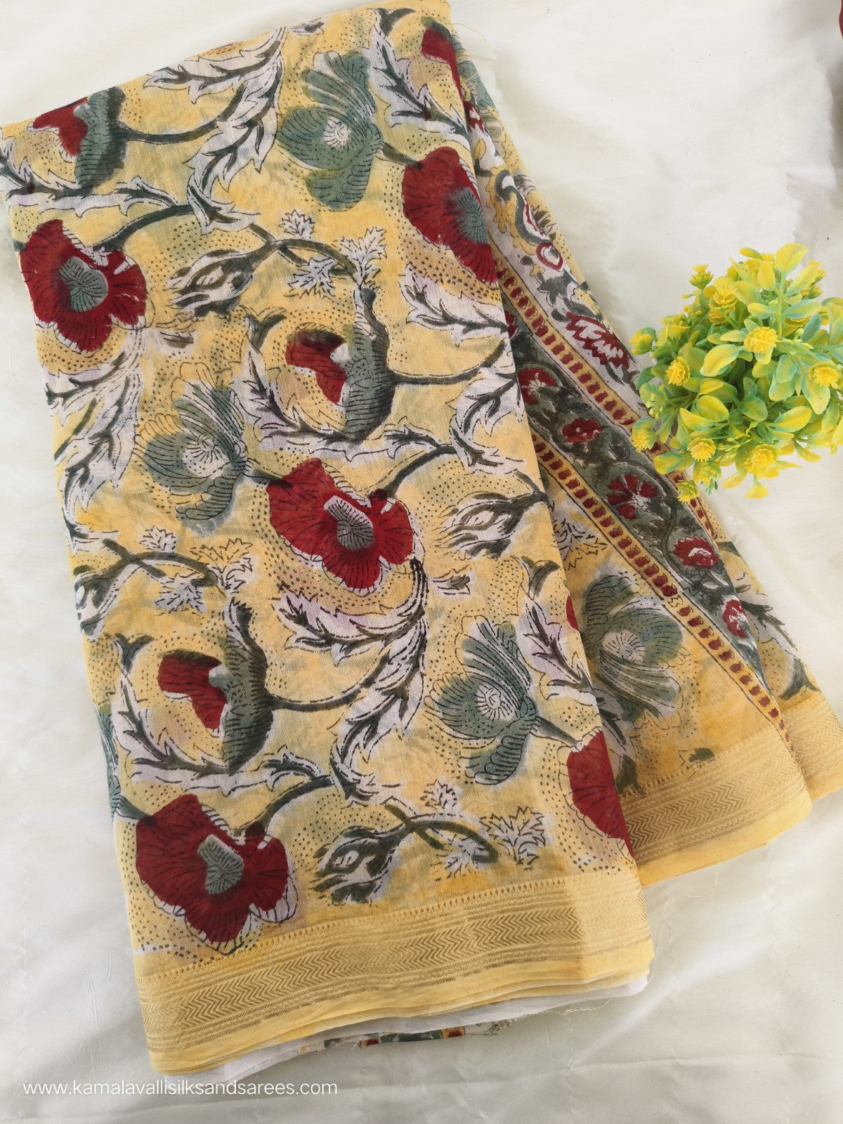 Maheshwari Silk Cotton Saree