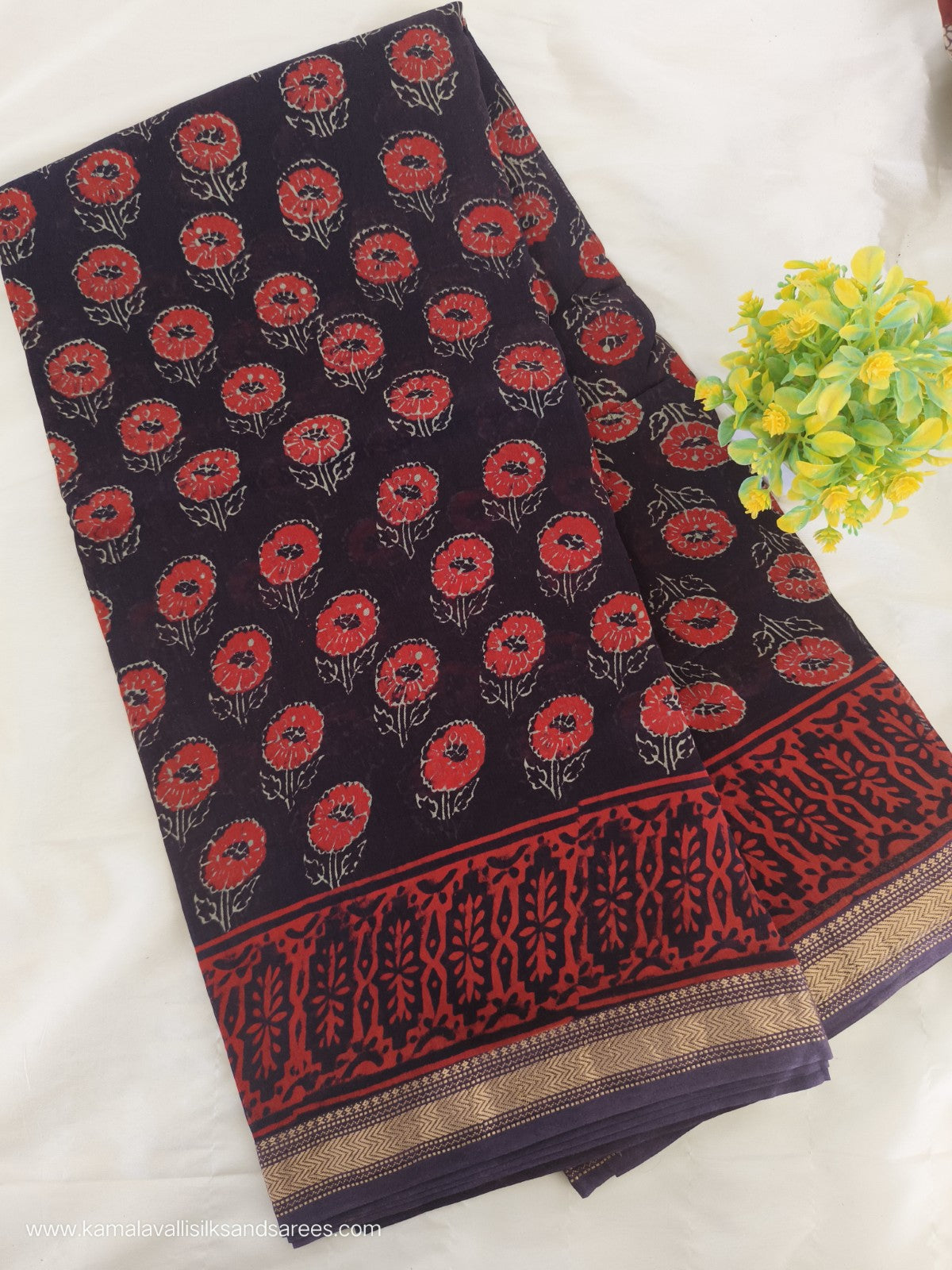 Maheshwari Silk Cotton Saree