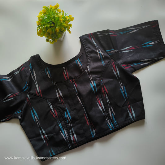 Black Colour Readymade Blouse