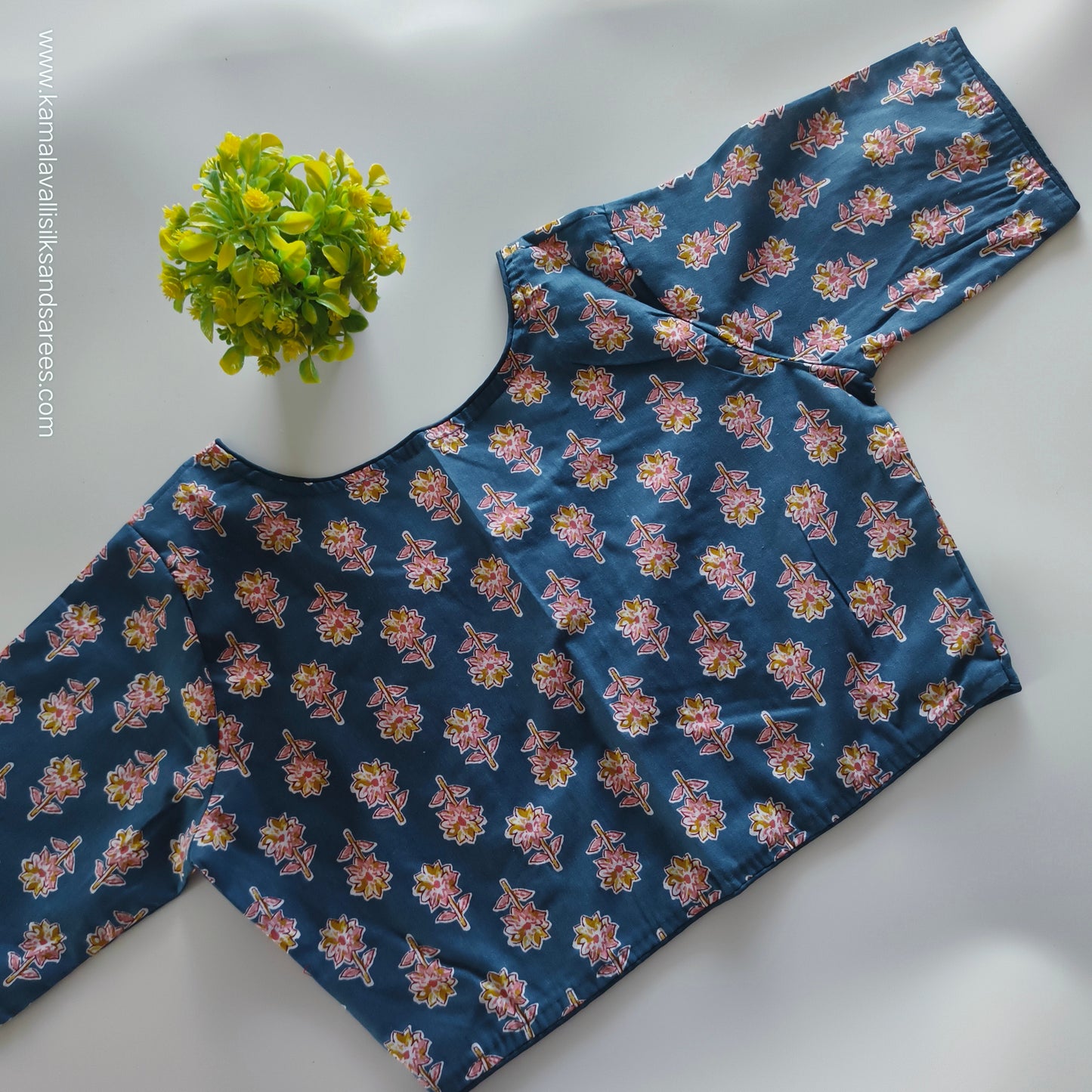 Blue Colour Readymade Blouse