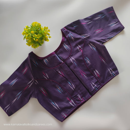 Violet Colour Readymade Blouse