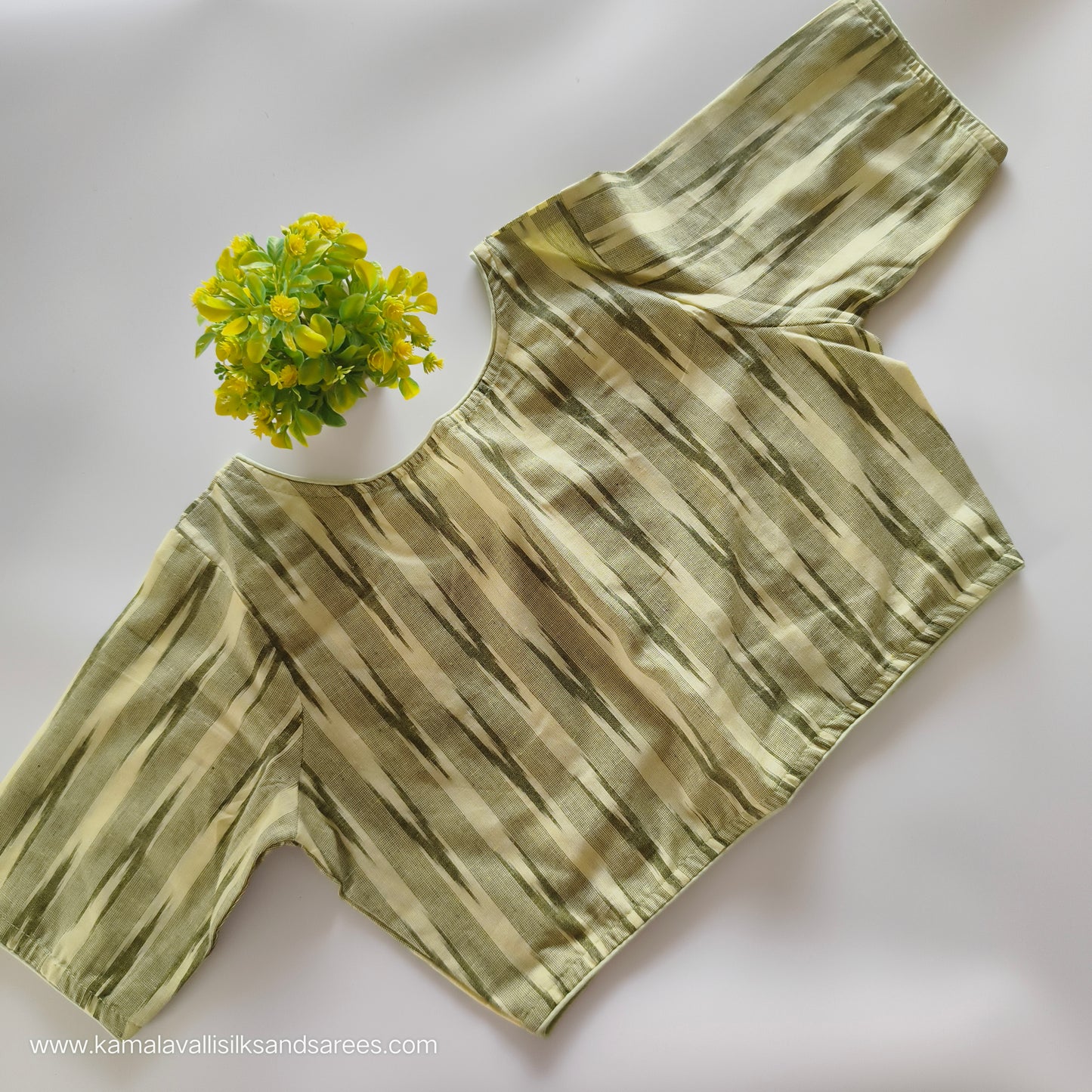 Pastel Green Colour Readymade Blouse