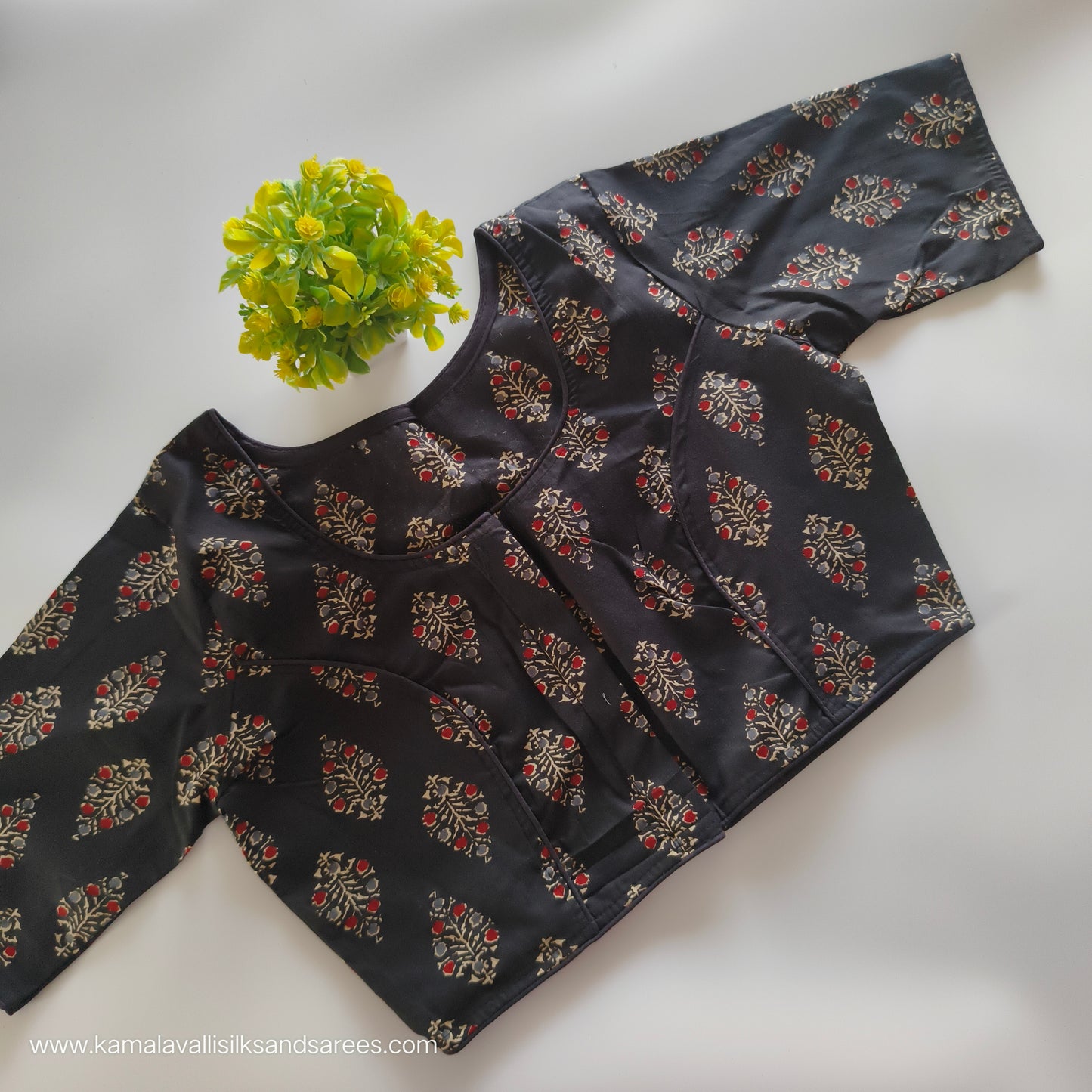 Black Colour Readymade Blouse