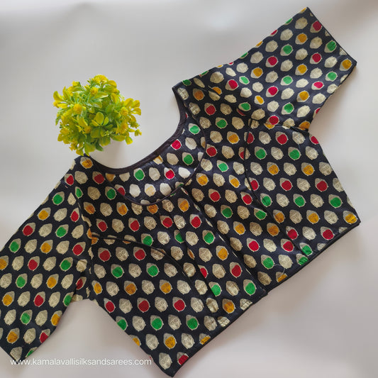 Black Colour Readymade Blouse