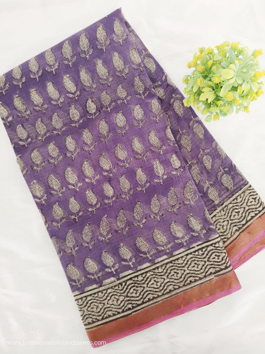 Kota Doria Cotton Saree