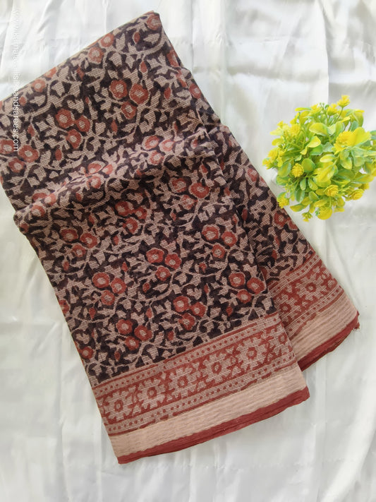 Kota Doria Cotton Saree