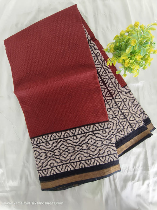 Kota Doria Cotton Saree