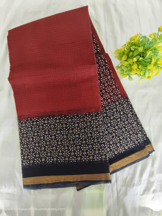 Kota Doria Cotton Saree