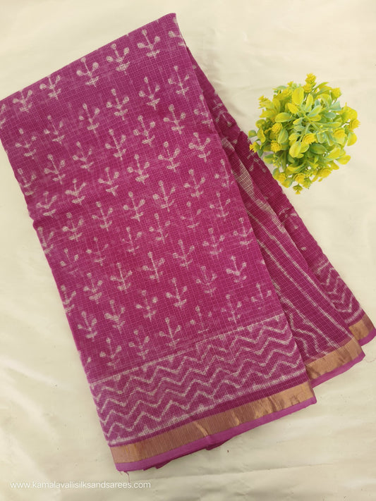 Kota Doria Cotton Saree