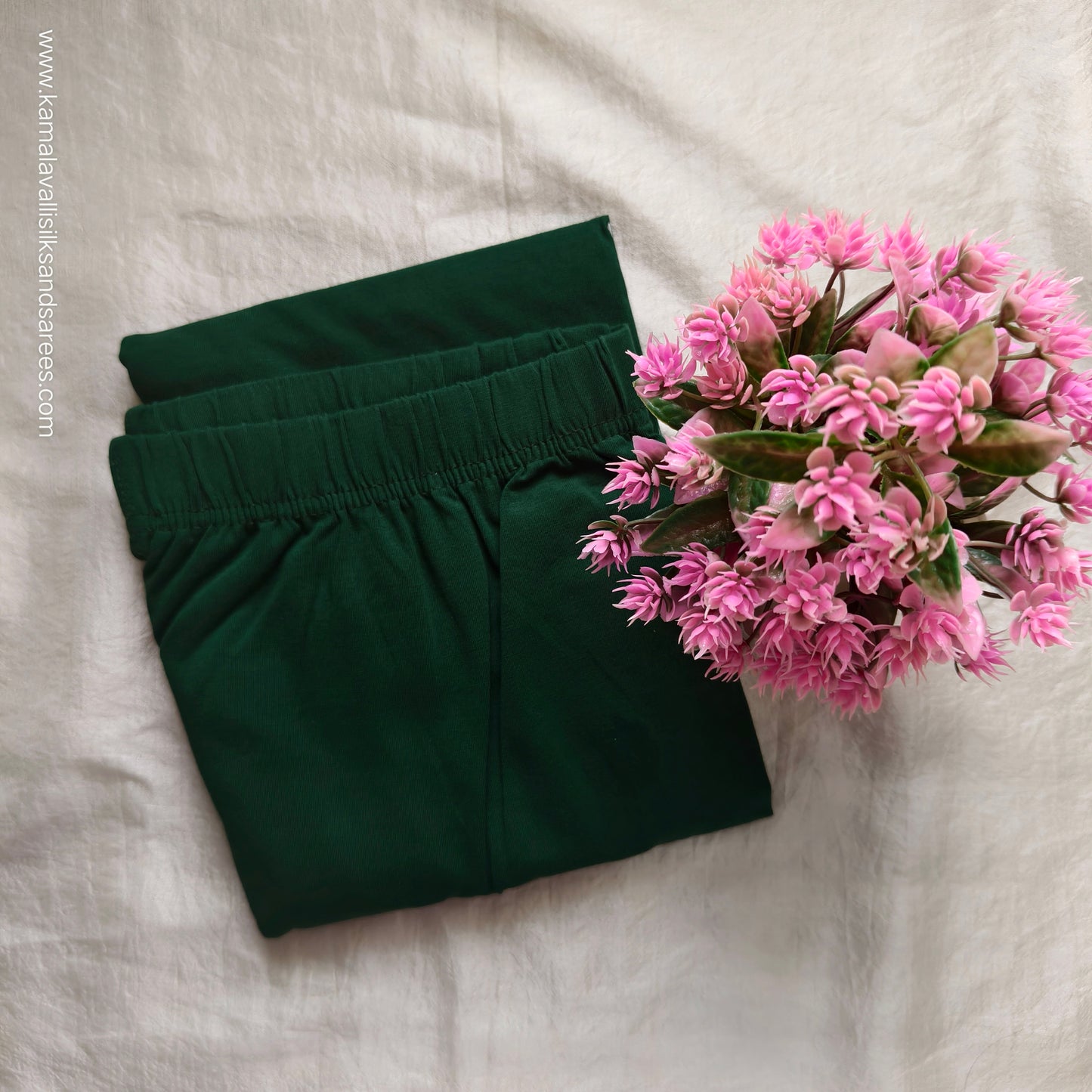 Ankle Fit Leggings Bottle Green Colour