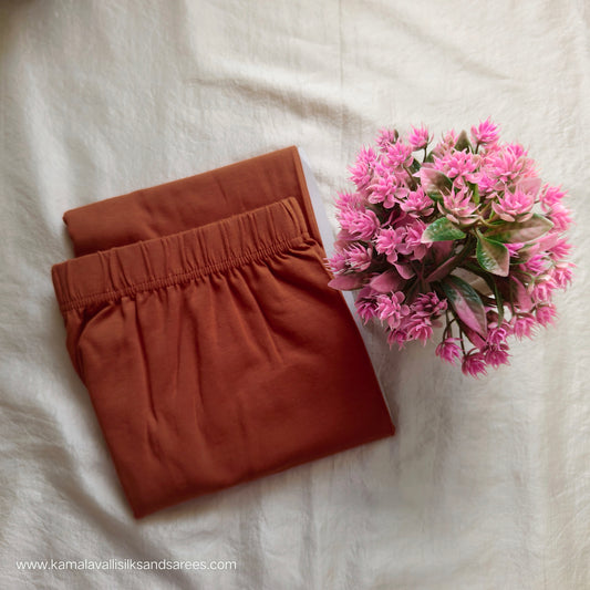 Ankle Fit Leggings Chestnut Colour