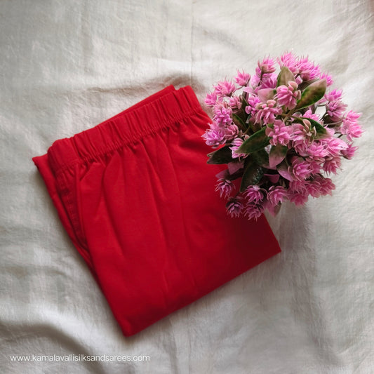 Ankle Fit Leggings Ferrari Red Colour
