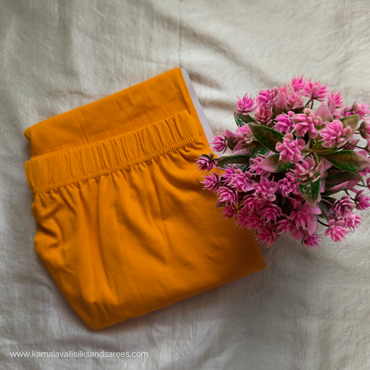 Ankle Fit Leggings Golden Yellow Colour