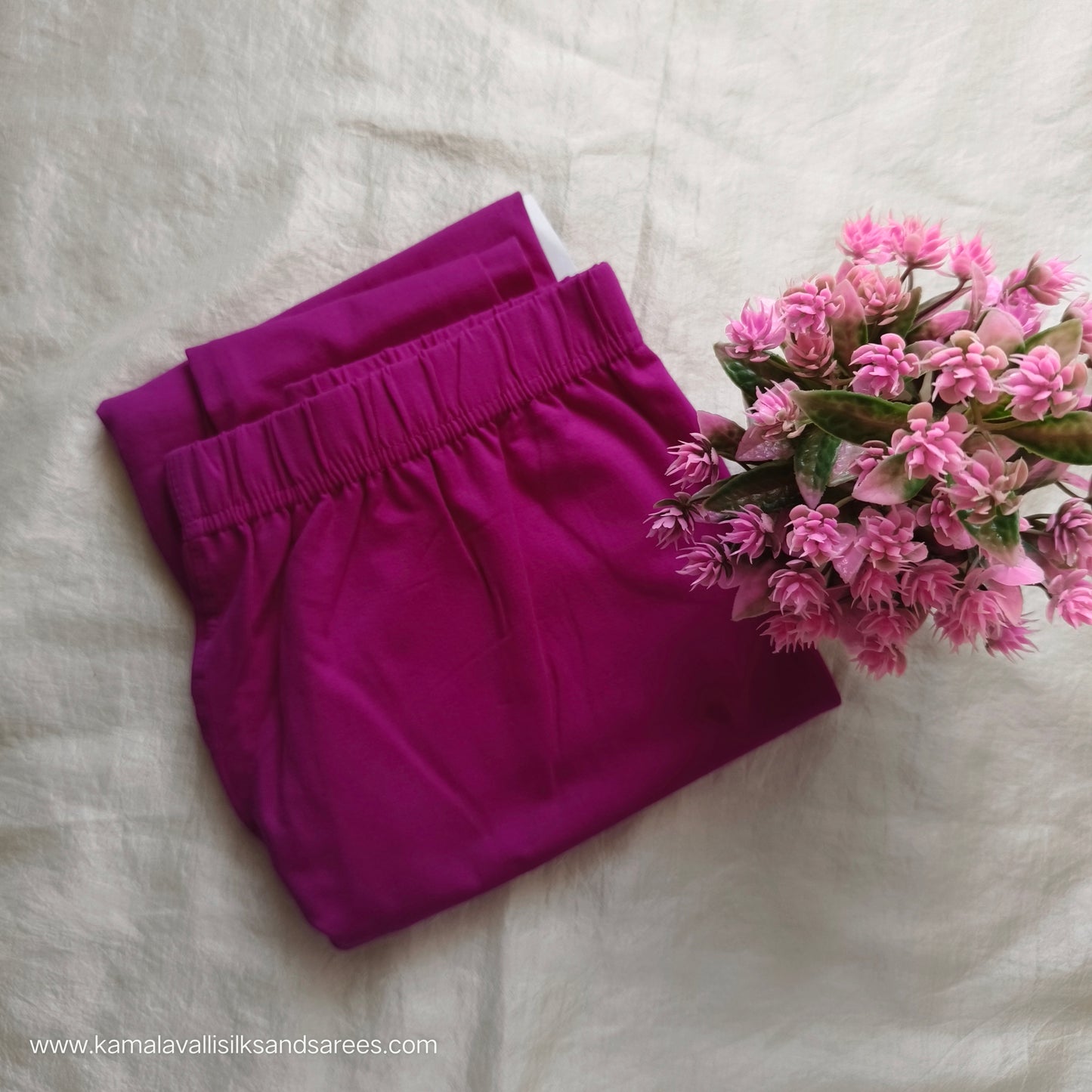 Ankle Fit Leggings Magenta Colour