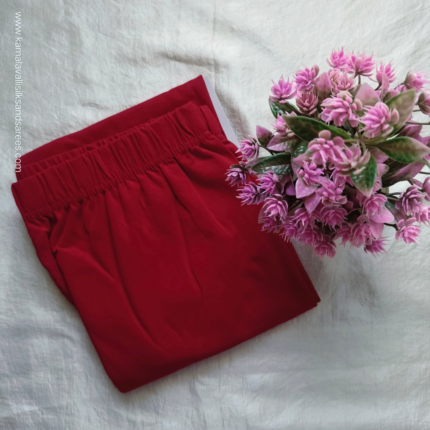 Ankle Fit Leggings Maroon Colour