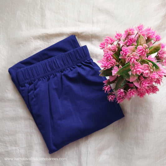 Ankle Fit Leggings Royal Blue Colour