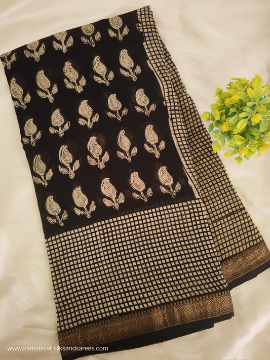 Maheshwari Silk Cotton Saree