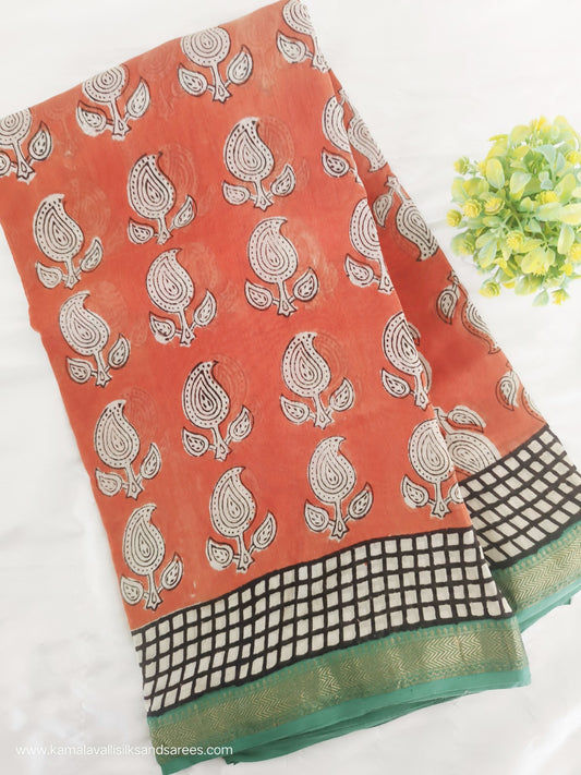 Maheshwari Silk Cotton Saree