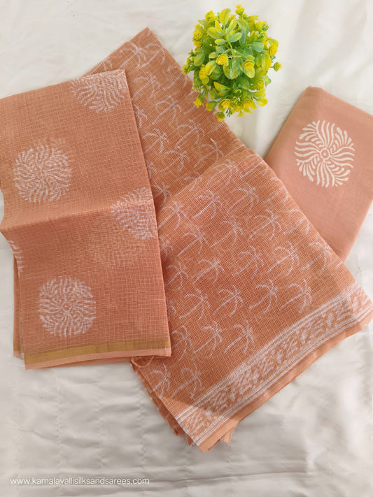 Kota Doria Cotton Salwar Dress Material Unstitched