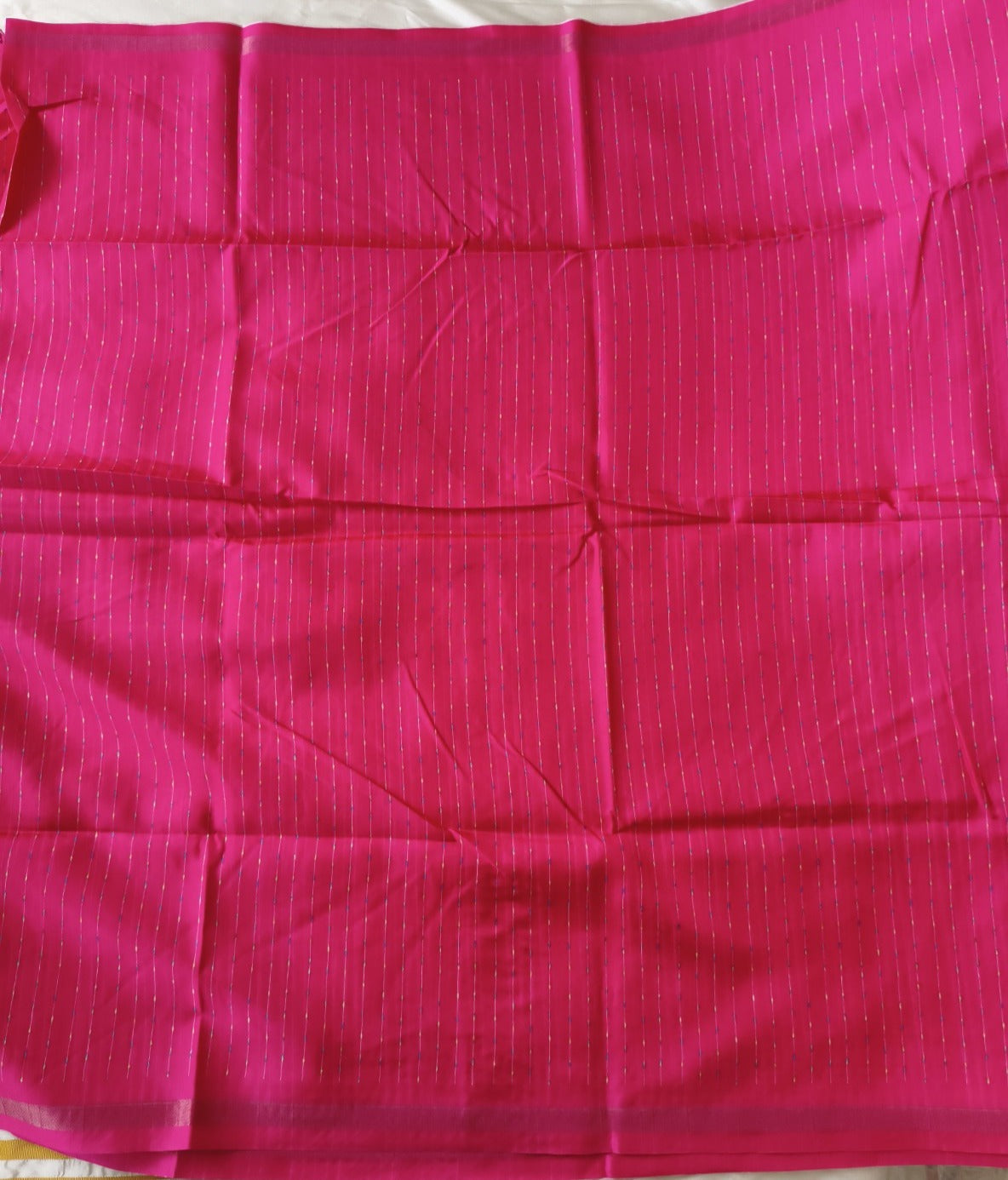 Semi Tussar Saree Rose Colour