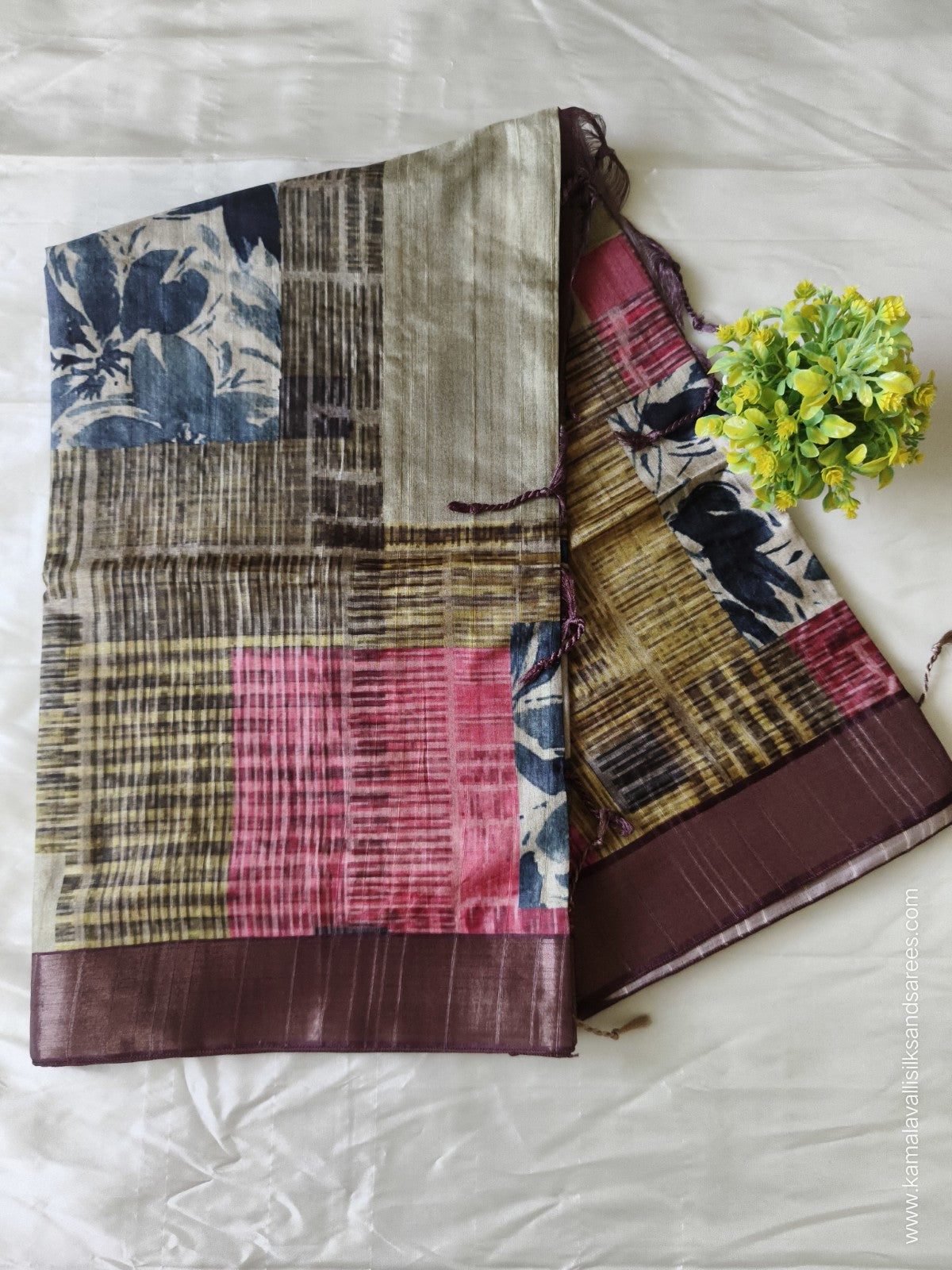 Semi Tussar Saree