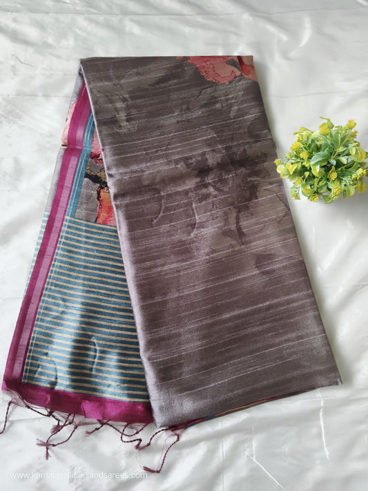 Semi Tussar Saree